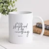 mug shepherd The Lord's My Shepherd Bible Verse Mug